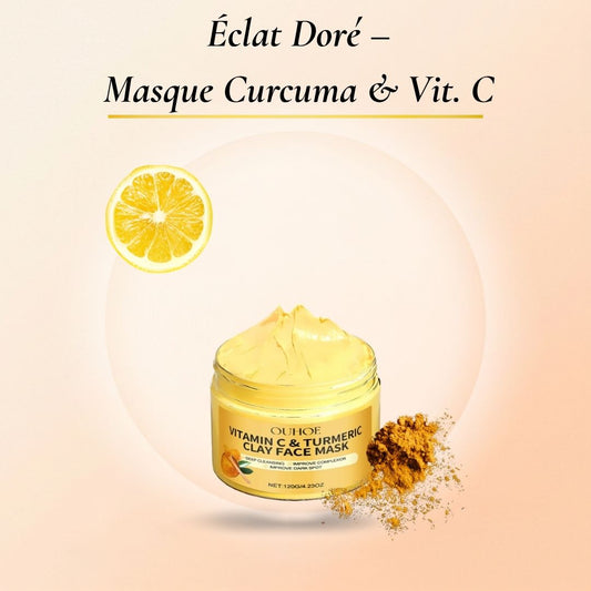 Éclat Doré – Masque Curcuma & Vitamine C